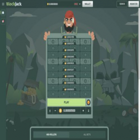 Скриншот главной страницы сайта blockjack.io