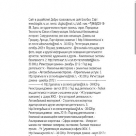 Скриншот главной страницы сайта blogbiz.ru