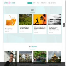 Скриншот главной страницы сайта blogoyoga.ru