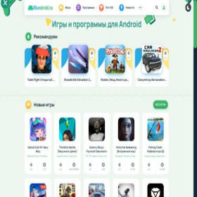 Скриншот главной страницы сайта bluedroid.ru