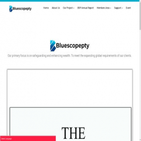 Скриншот главной страницы сайта bluescopeptyltd.club
