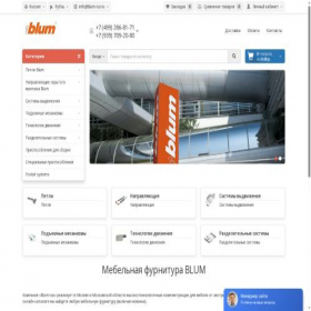 Скриншот главной страницы сайта blum-rus.ru