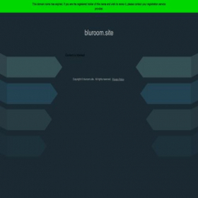 Скриншот главной страницы сайта bluroom.site