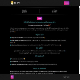 Скриншот главной страницы сайта bnb-gifts.xyz