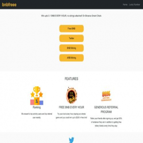 Скриншот главной страницы сайта bnbfreee.com