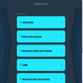 Скриншот главной страницы сайта bnbglobe.com