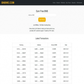 Скриншот главной страницы сайта bnbwe.com