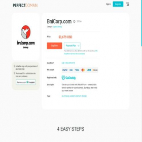 Скриншот главной страницы сайта bnicorp.com