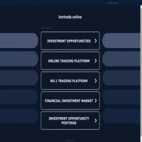 Скриншот главной страницы сайта bnrtrade.online