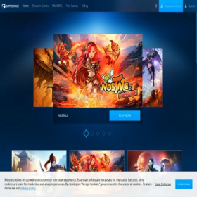 Скриншот главной страницы сайта board.skill.gameforge.com