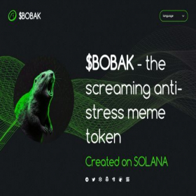 Скриншот главной страницы сайта bobak.meme