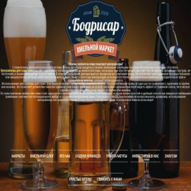 Скриншот главной страницы сайта bodrisar.ru