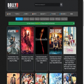 Скриншот главной страницы сайта bollyflix.gift