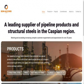 Скриншот главной страницы сайта bon-accord.com