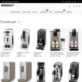Скриншот главной страницы сайта bonamilt.com
