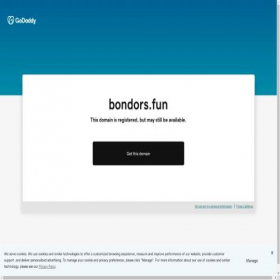 Скриншот главной страницы сайта bondors.fun