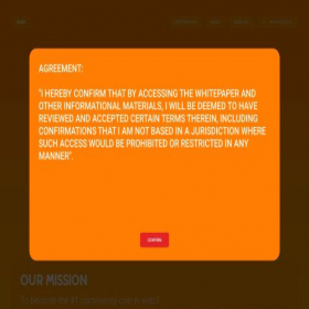 Скриншот главной страницы сайта bonkcoin.com