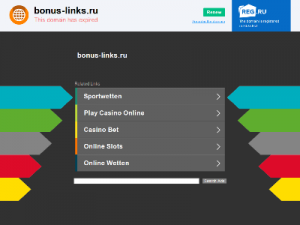 Скриншот главной страницы сайта bonus-links.ru