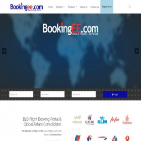 Скриншот главной страницы сайта bookingee.com
