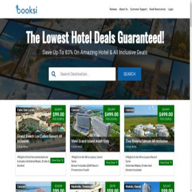 Скриншот главной страницы сайта booksi.com