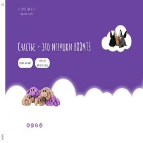 Скриншот главной страницы сайта boomts.ru