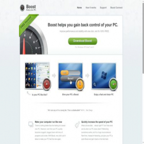 Скриншот главной страницы сайта boostbyreason.com