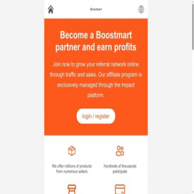 Скриншот главной страницы сайта boostmart.vip