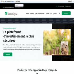 Скриншот главной страницы сайта borexapex.com