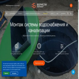 Скриншот главной страницы сайта borisov-mk.ru