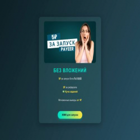 Скриншот главной страницы сайта bot-payeer.ru