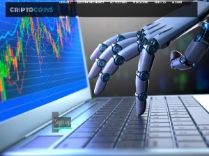 Скриншот главной страницы сайта bot.criptocoins.ltd