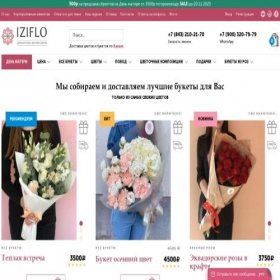 Скриншот главной страницы сайта botanicashop.ru