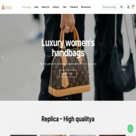 Скриншот главной страницы сайта boutiqueluxurybag.com