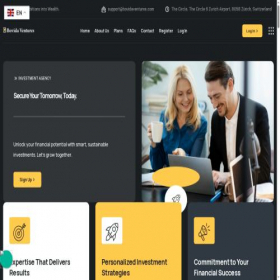 Скриншот главной страницы сайта bovidaventures.com
