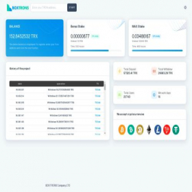 Скриншот главной страницы сайта boxtrons.com