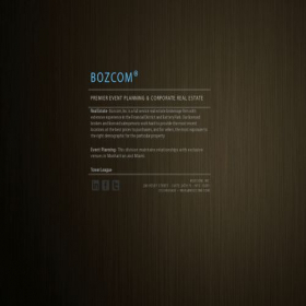 Скриншот главной страницы сайта bozcom.com