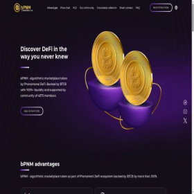 Скриншот главной страницы сайта bpnmdefi.com
