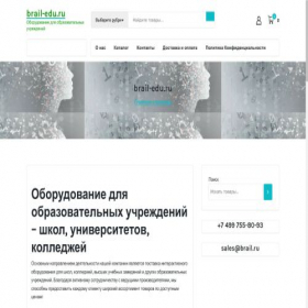 Скриншот главной страницы сайта brail-edu.ru