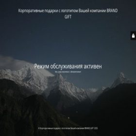 Скриншот главной страницы сайта brand-gift.ru