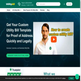 Скриншот главной страницы сайта brand-utility.com