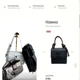 Скриншот главной страницы сайта brands-bags.ru