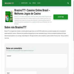 Скриншот главной страницы сайта brazil-investment.com