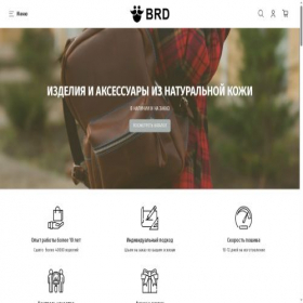 Скриншот главной страницы сайта brd-shop.ru