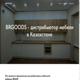 Скриншот главной страницы сайта brgoods.kz