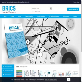 Скриншот главной страницы сайта brics-econ.arphahub.com