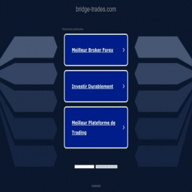 Скриншот главной страницы сайта bridge-trades.com