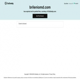 Скриншот главной страницы сайта brileniomd.com