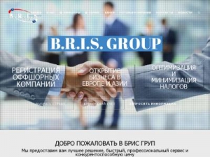 Скриншот главной страницы сайта bris-group.ru