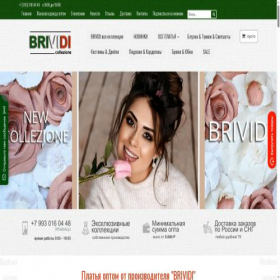Скриншот главной страницы сайта brividi.ru