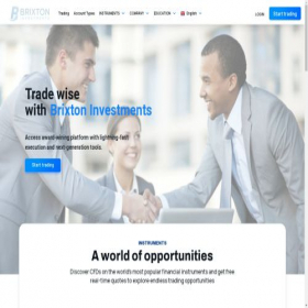 Скриншот главной страницы сайта brixtoninvestments.com